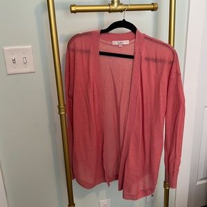 Loft size small pink cardigan